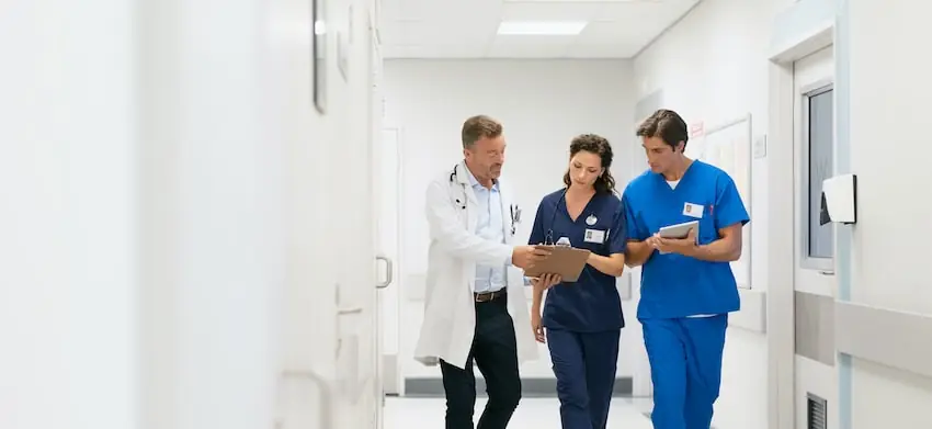 medical staff in hospital
