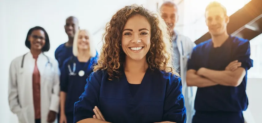 team healthcare staff